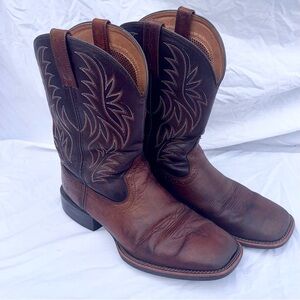 Ariat Sport Wide Square Toe Western Cowboy Boot 10035996 Men’s 11.5
